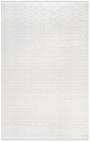 Merinos Premium Koleksiyonu 69813 060 Beyaz Modern Dokuma Salon Mutfak Halısı Yolluk