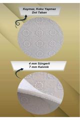 Cino Gri Antialerjik Tavşanlı Ve Kızlı Seksek Çocuk Odası Halısı  100x150