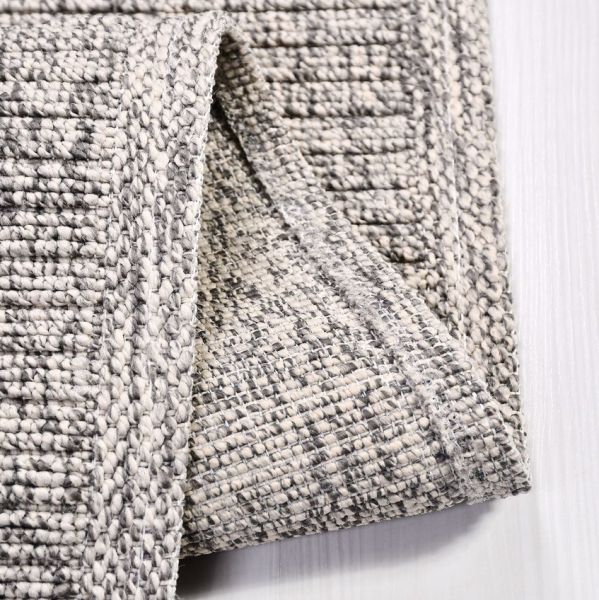 Crea Halı Belen BR006 Gri Hasır Dokuma Hav Toz Vermez Modern Halı Hasır Yolluk My Crea Home