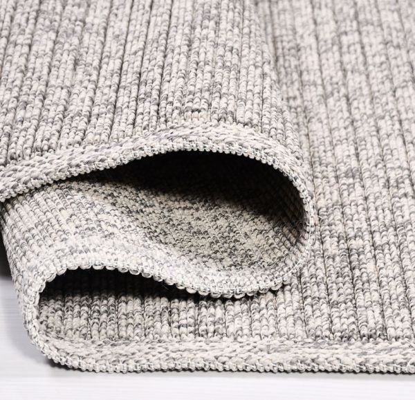 Crea Halı Belen BR006 Gri Hasır Dokuma Hav Toz Vermez Modern Halı Hasır Yolluk My Crea Home