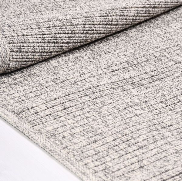 Crea Halı Belen BR006 Gri Hasır Dokuma Hav Toz Vermez Modern Halı Hasır Yolluk My Crea Home