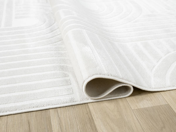 Seyran Vista 5110 Krem Salon Halısı Yolluk Yumuşak Tuşeli Modern Dokuma Makine Halısı