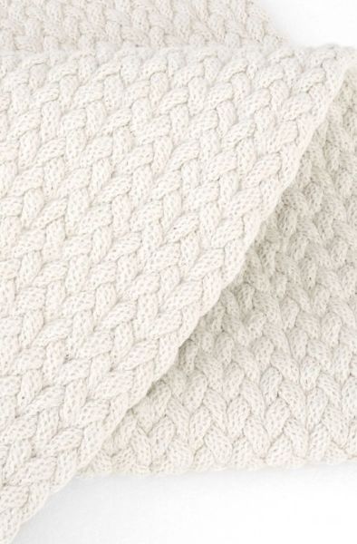 Lunox Beyaz Hasır Örgü Çift Taraflı Dokuma Yolluk Jüt Kilim Oval Banyo Paspası