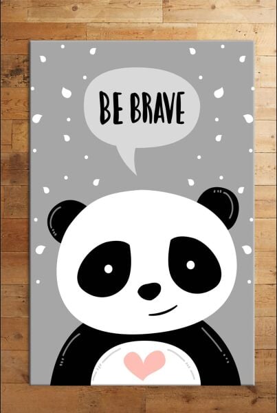 Cino 74 Yavru Panda Çocuk Odası Halı Bebek Oyun Halısı