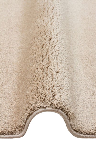 Eko Halı Zen Amorf 05 Beige Özel Kesim Asimetrik Yumuşak Dokulu Hav Vermeyen Sıkı Dokuma Makine Halısı