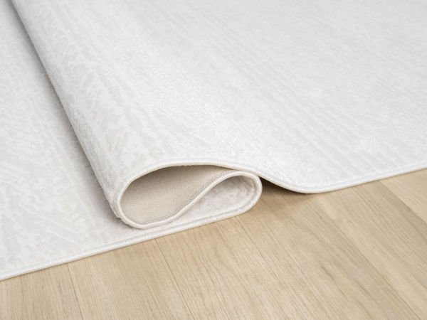 Seyran Vista 5115 Krem Salon Halısı Yolluk Yumuşak Tuşeli Modern Dokuma Makine Halısı