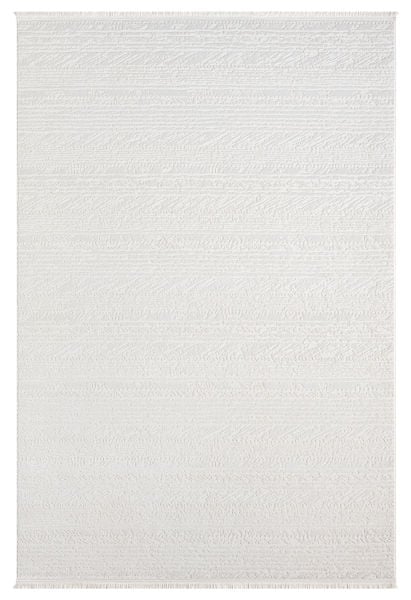 Seyran Vista 5115 Krem Salon Halısı Yolluk Yumuşak Tuşeli Modern Dokuma Makine Halısı