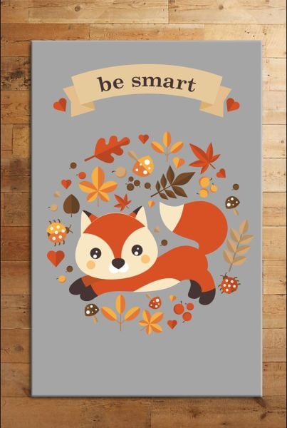 Cino 74 Yavru Tilki Çocuk Odası Halı Bebek Oyun Halısı