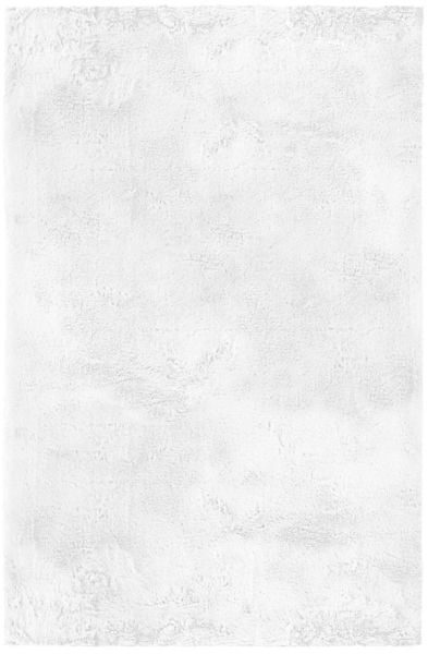Luka Tavşan Post Beyaz Yumuşak Tüylü Kaymaz Tabanlı Ekstra Yumuşak Dokulu Halı