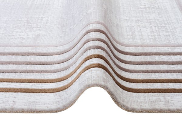 Türkmen Halı Mystik 20405 Kahve Çerçeveli Modern Salon Halısı