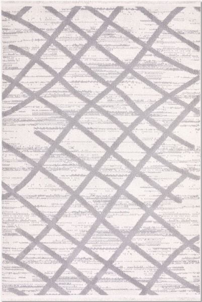 Crea Belezza 8632BYK Soft Yumuşak Tuşeli Modern Halı Krem Gri My Crea Home