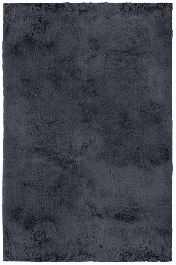 Luka Tavşan Post Antrasit Yumuşak Tüylü Kaymaz Tabanlı Ekstra Yumuşak Dokulu Halı