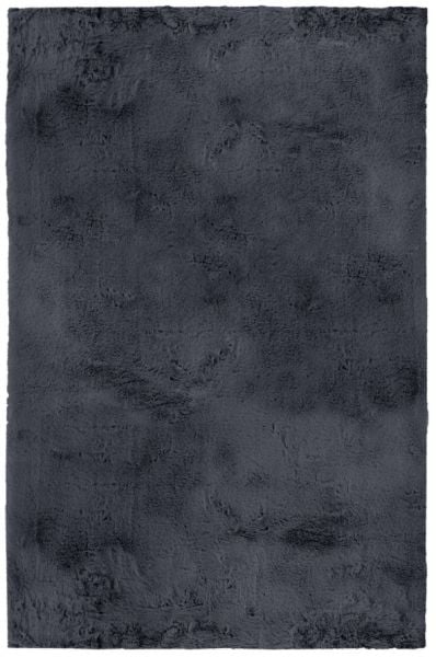 Luka Tavşan Post Antrasit Yumuşak Tüylü Kaymaz Tabanlı Ekstra Yumuşak Dokulu Halı