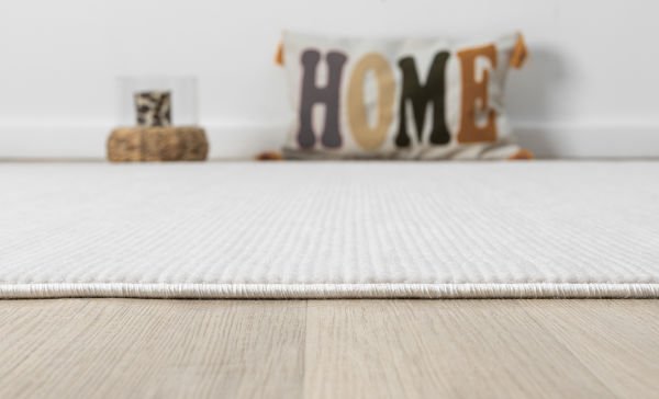 Seyran Vista 5119 Krem Salon Halısı Yolluk Yumuşak Tuşeli Modern Dokuma Makine Halısı