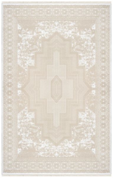 Merinos Premium Koleksiyonu 69805 070 Krem Modern Dokuma Salon Mutfak Halısı Yolluk