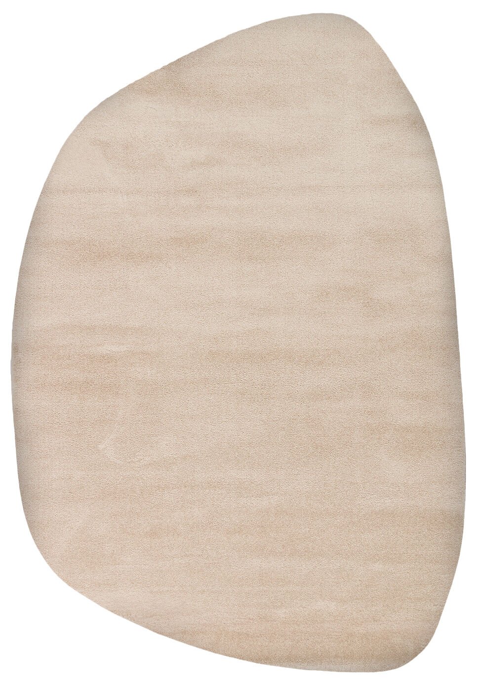 Eko Halı Zen Amorf 03 Beige Özel Kesim Asimetrik Yumuşak Dokulu Hav Vermeyen Sıkı Dokuma Makine Halısı