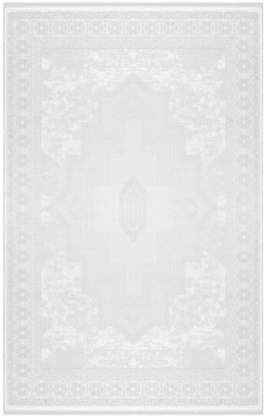 Merinos Premium Koleksiyonu 69805 060 Beyaz Modern Dokuma Salon Mutfak Halısı Yolluk
