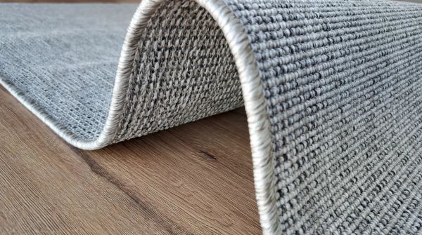 Seyran Halı Bombay 662 Gri Hasır Dokulu Modern Dokuma Taban Hav Toz Vermez Halı