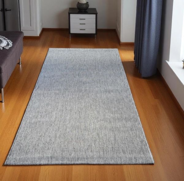 Seyran Halı Bombay 662 Gri Hasır Dokulu Modern Dokuma Taban Hav Toz Vermez Halı