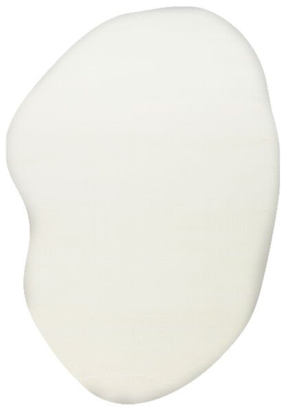 Eko Halı Zen Amorf 02 White Özel Kesim Asimetrik Yumuşak Dokulu Hav Vermeyen Sıkı Dokuma Makine Halısı