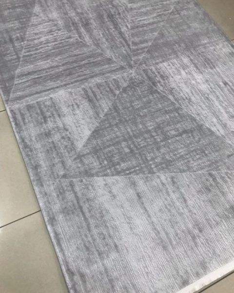Merinos Premium Koleksiyonu 69804 095 Gri Modern Dokuma Salon Mutfak Halısı Yolluk