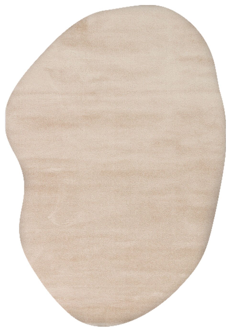 Eko Halı Zen Amorf 02 Beige Özel Kesim Asimetrik Yumuşak Dokulu Hav Vermeyen Sıkı Dokuma Makine Halısı