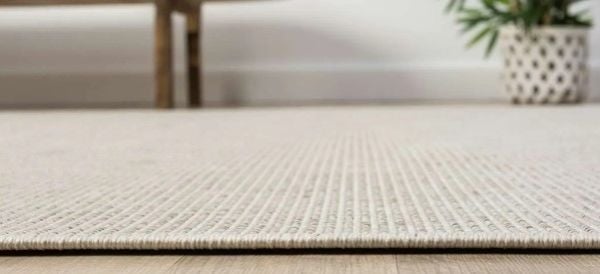 Seyran Halı Bombay 662 Krem Hasır Dokulu Modern Dokuma Taban Hav Toz Vermez Halı