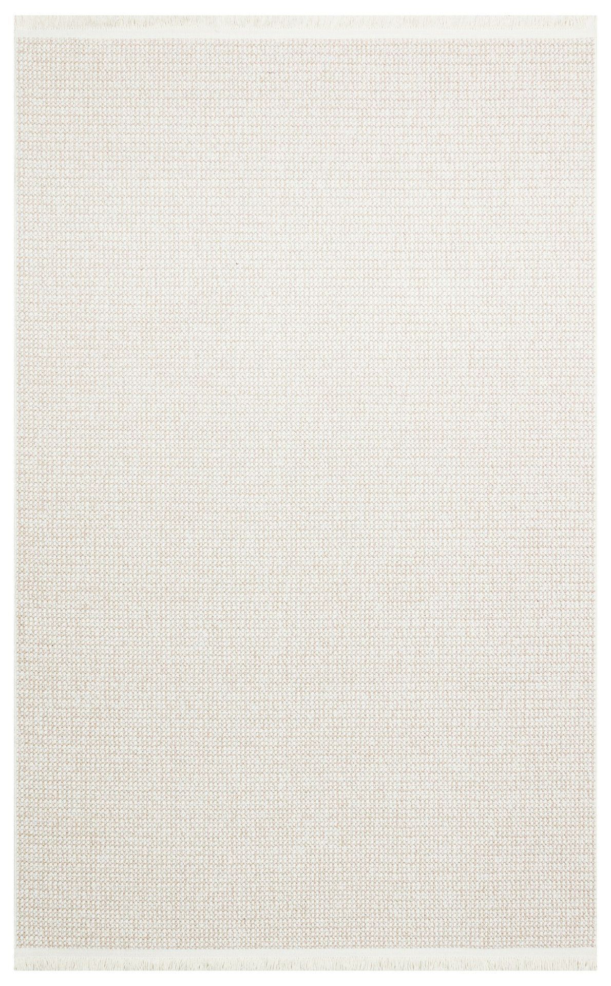 Eko Halı Motto 10 Plain Bej Yumuşak Tuşeli Örgü Dokuma Modern Bukle Makine Halısı