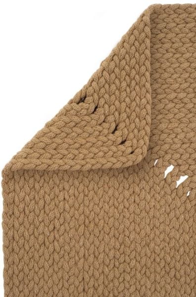 Lunox Kahve Hasır Örgü Çift Taraflı Dokuma Yolluk Jüt Kilim Dikdörtgen Banyo Paspası