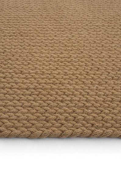 Lunox Kahve Hasır Örgü Çift Taraflı Dokuma Yolluk Jüt Kilim Dikdörtgen Banyo Paspası