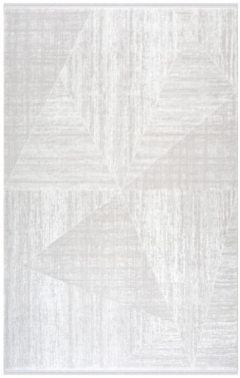 Merinos Premium Koleksiyonu 69804 060 Beyaz Modern Dokuma Salon Mutfak Halısı Yolluk