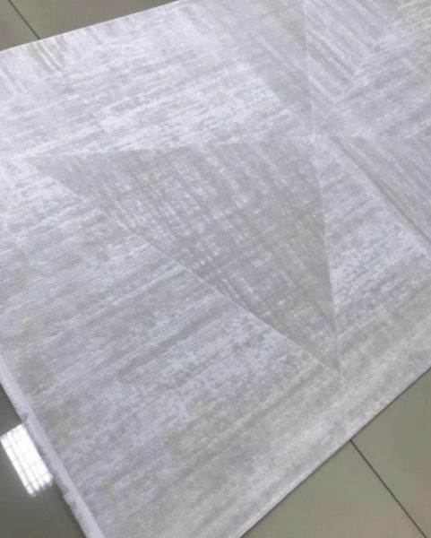 Merinos Premium Koleksiyonu 69804 060 Beyaz Modern Dokuma Salon Mutfak Halısı Yolluk