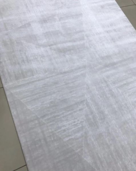 Merinos Premium Koleksiyonu 69804 060 Beyaz Modern Dokuma Salon Mutfak Halısı Yolluk