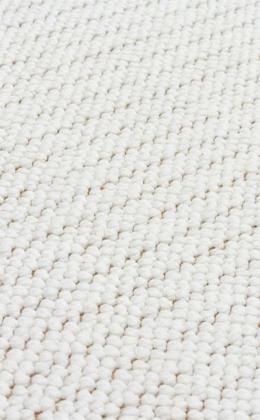 Eko Halı Motto 10 Plain Beyaz Yumuşak Tuşeli Örgü Dokuma Modern Bukle Makine Halısı
