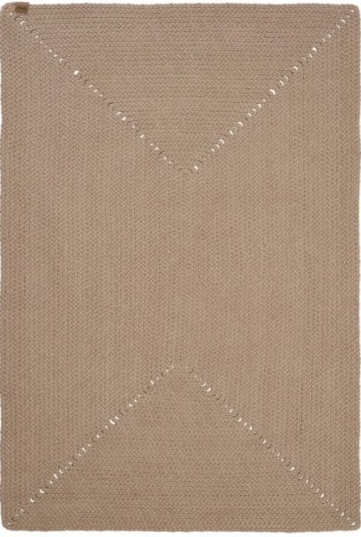 Lunox Bej Hasır Örgü Çift Taraflı Dokuma Yolluk Jüt Kilim Dikdörtgen Banyo Paspası