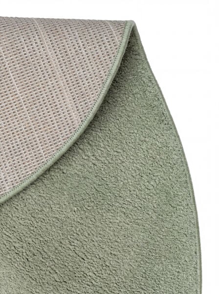 Eko Halı Zen Amorf 02 Green Özel Kesim Asimetrik Yumuşak Dokulu Hav Vermeyen Sıkı Dokuma Makine Halısı