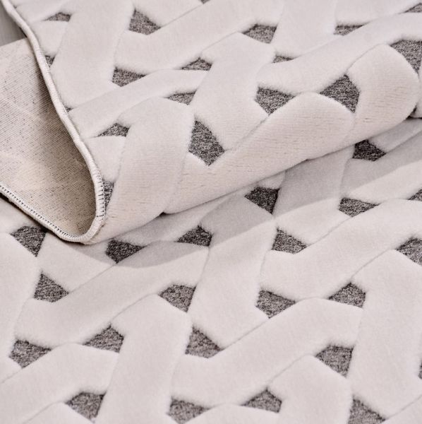 Crea Halı Havai HP01K Beyaz  Ekstra Yumuşak Tuşeli Hav Toz Vermez Salon Halısı My Crea Home