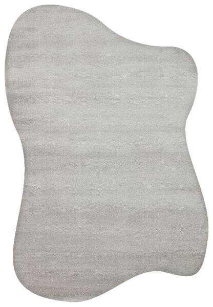 Eko Halı Zen Amorf 01 Grey Özel Kesim Asimetrik Yumuşak Dokulu Hav Vermeyen Sıkı Dokuma Makine Halısı