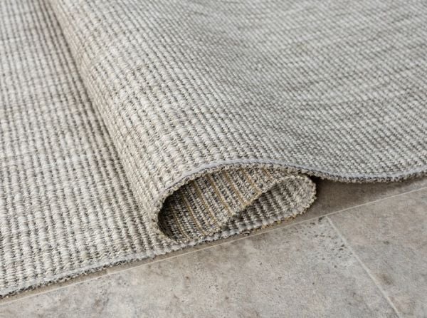 Seyran Halı Bombay 663 Gri Hasır Dokulu Modern Dokuma Taban Hav Toz Vermez Halı