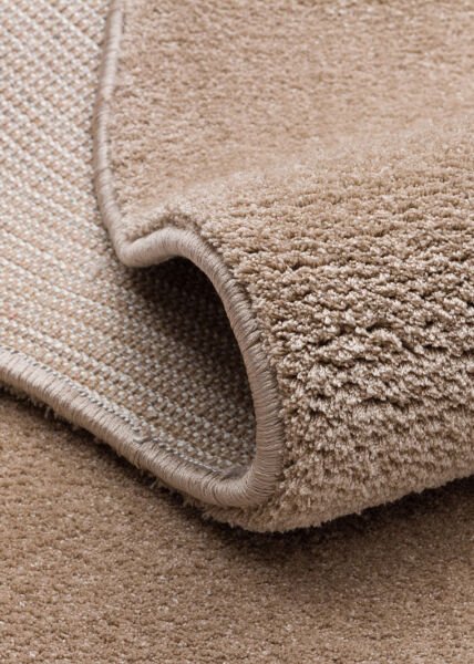 Eko Halı Zen Amorf 01 Beige Özel Kesim Asimetrik Yumuşak Dokulu Hav Vermeyen Sıkı Dokuma Makine Halısı
