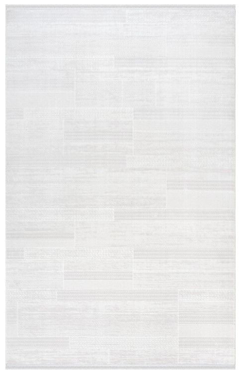 Merinos Premium Koleksiyonu 69800 060 Beyaz Modern Dokuma Salon Mutfak Halısı Yolluk