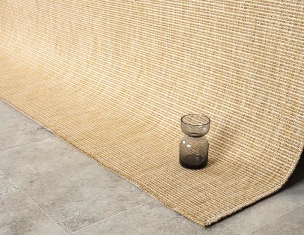 Seyran Halı Bombay 663 Bej Hasır Dokulu Modern Dokuma Taban Hav Toz Vermez Halı