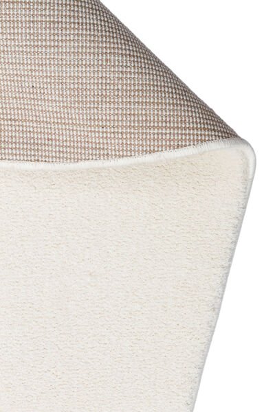 Eko Halı Zen Amorf 04 White Özel Kesim Asimetrik Yumuşak Dokulu Hav Vermeyen Sıkı Dokuma Makine Halısı