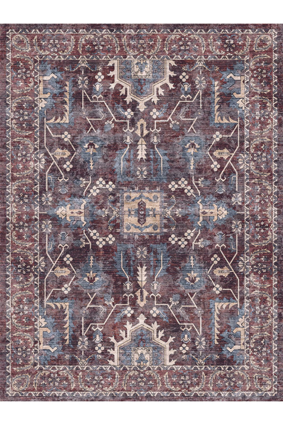 Drom Kaymaz Tabanlı Yıkanabilir Multi Modern Antre Hol Salon Mutfak Halısı