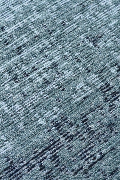 Eko Halı Kutnu KTN 01 Antrasit Ombre Renk Geçişli Yıkanabilir Pamuk Dokuma Çift Taraflı Kilim