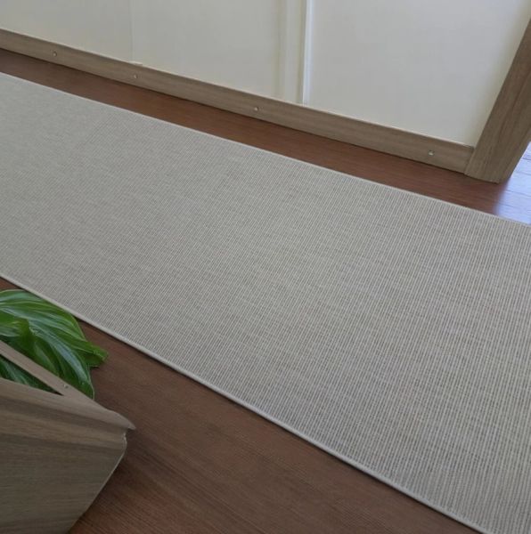 Seyran Halı Bombay 663 Krem Hasır Dokulu Modern Dokuma Taban Hav Toz Vermez Halı