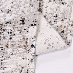 Crea Halı Stone Koleksiyonu 17110 Modern Makine Halısı Gri Bej My Crea Home 80x200