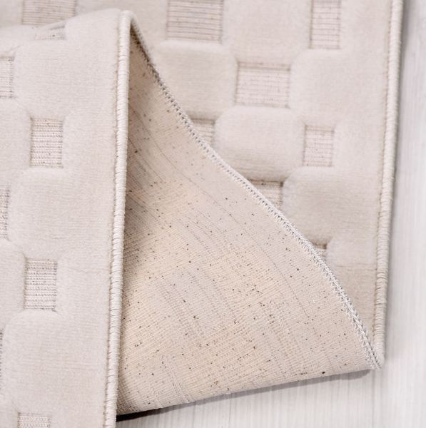 Crea Halı Havai HP04K Beyaz Ekstra Yumuşak Tuşeli Hav Toz Vermez Salon Halısı My Crea Home