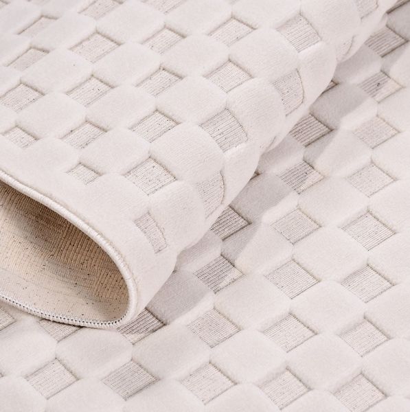 Crea Halı Havai HP04K Beyaz Ekstra Yumuşak Tuşeli Hav Toz Vermez Salon Halısı My Crea Home