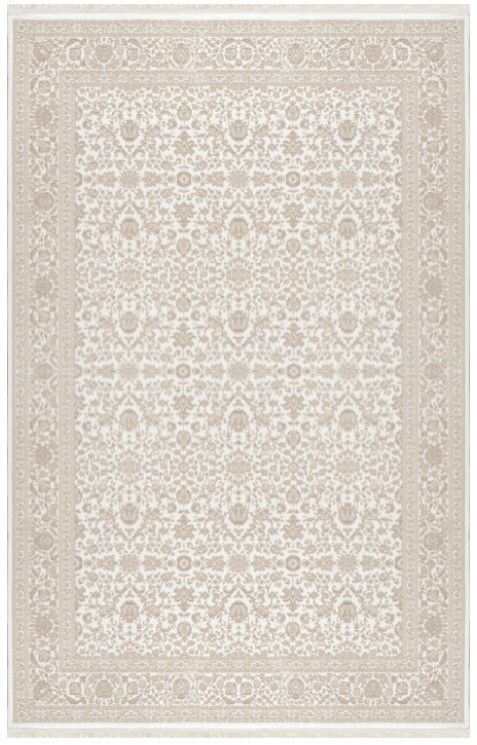 Merinos Premium Koleksiyonu 69799 070 Krem Modern Dokuma Salon Mutfak Halısı Yolluk